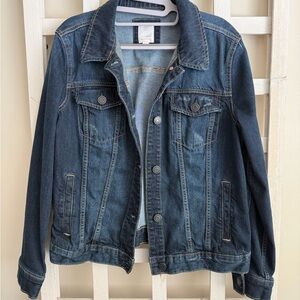 LC Lauren Conrad dark wash Denim Jacket